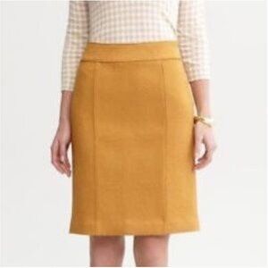 [BANANA REPUBLIC] Mustard yellow gold pencil‎ skirt